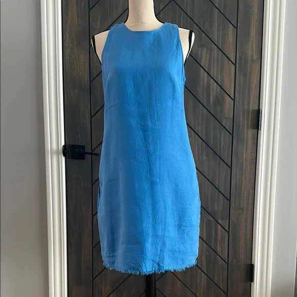 Tommy Bahama | Dresses | Tommy Bahama Blue Linen Sleeveless Shift Dress |  Poshmark